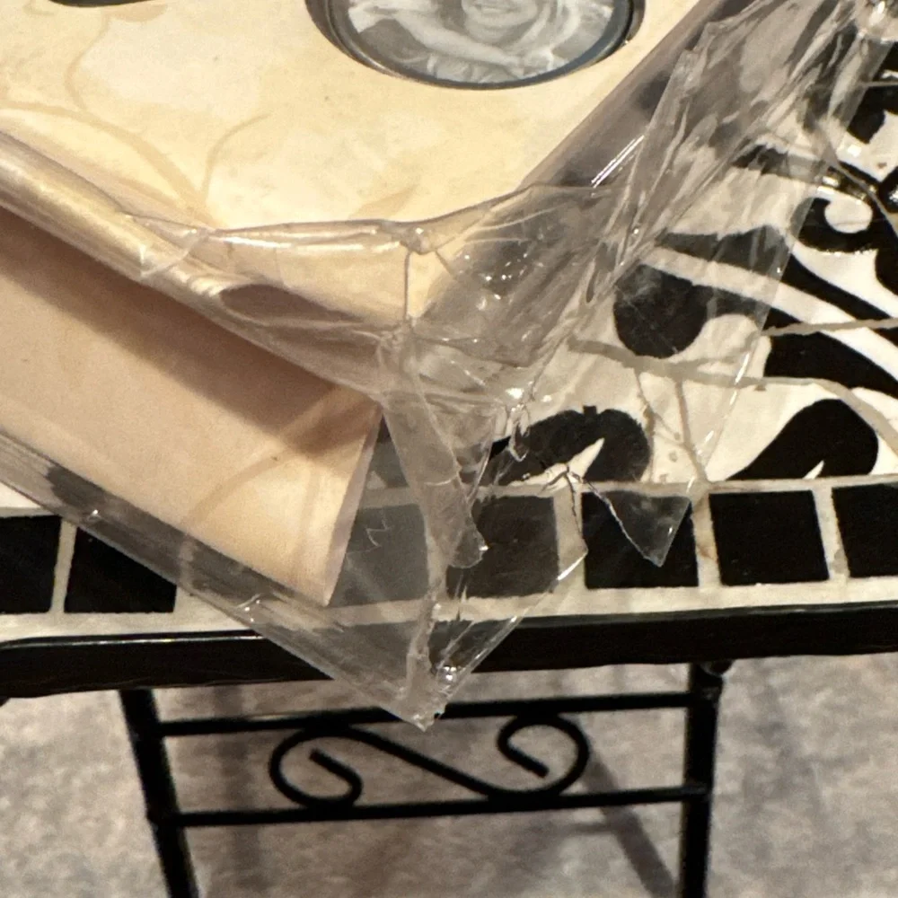 NEW Family Tree Photo Frame Display 9 Double Sided Hanging Frames Metal NOS - Picture 6 of 11